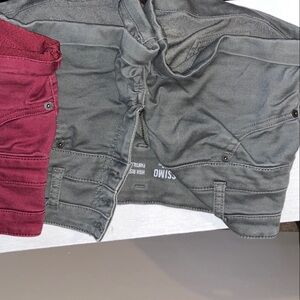 Mossimo Supply Co. Kids Charcoal and Burgundy Shorts